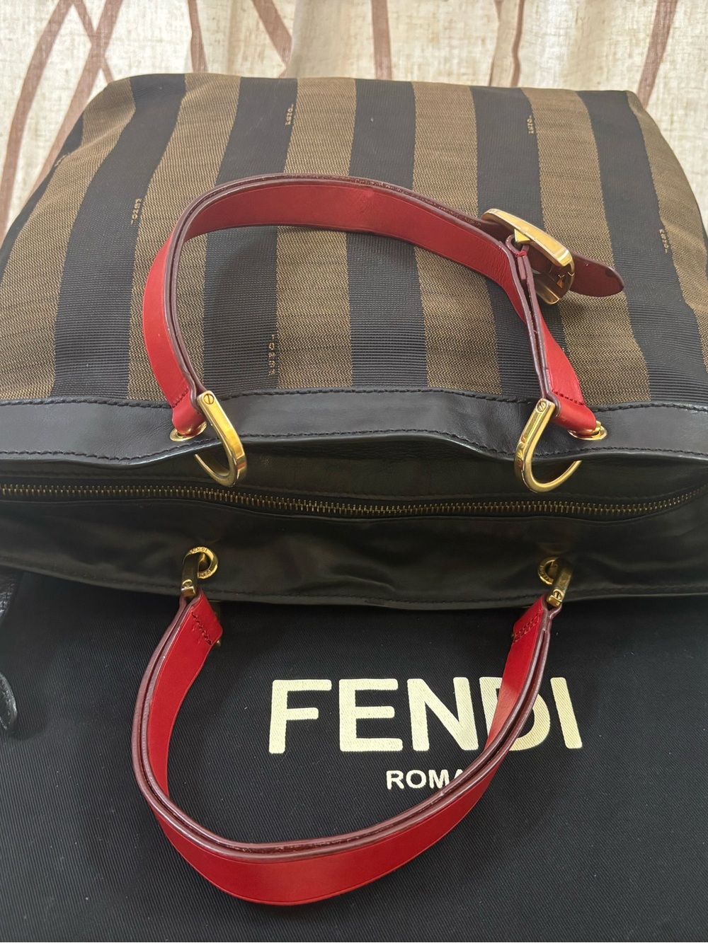 🆕 Fendi Pecan tobacco 2-way Tote👜 - Picture 5 of 16